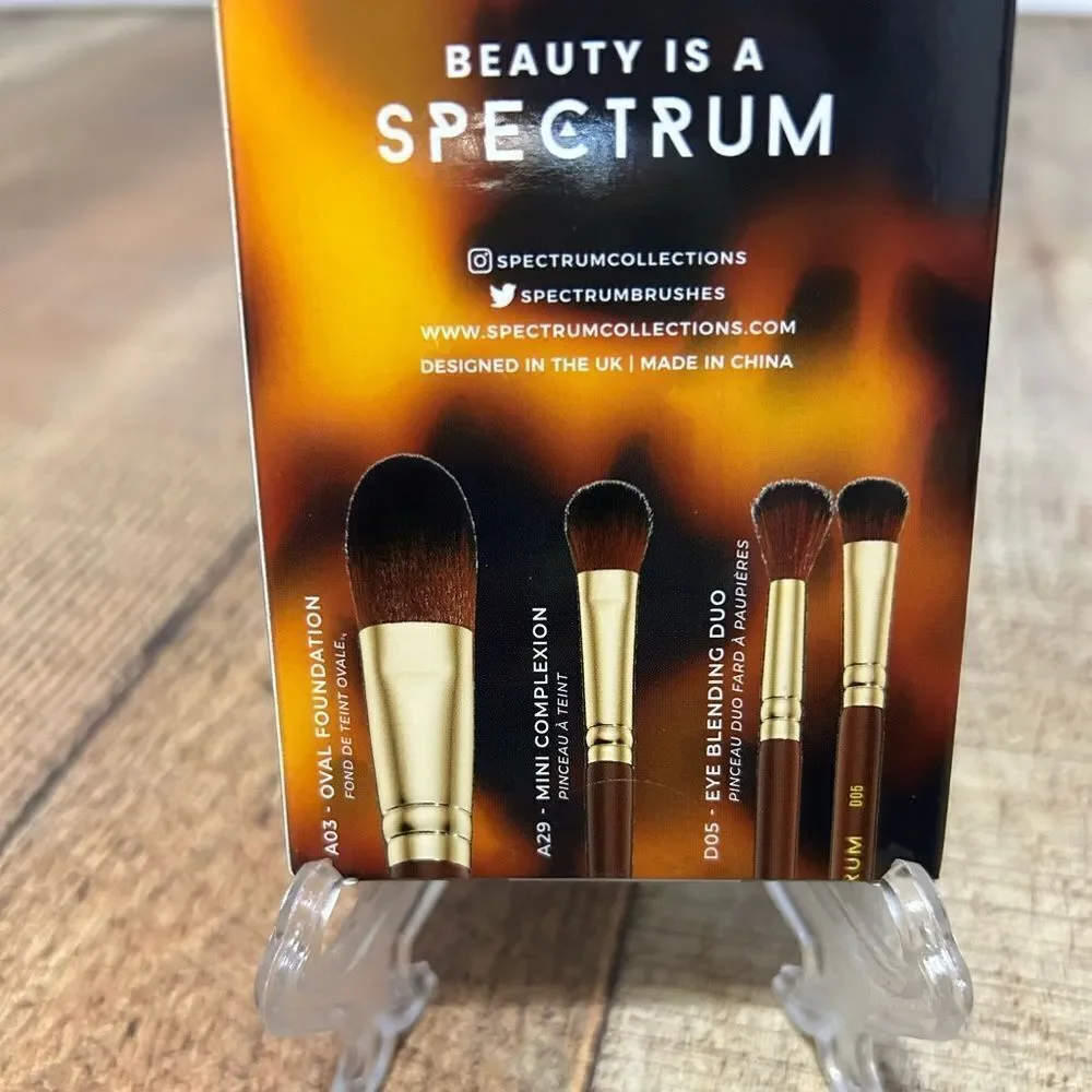Spectrum Pantherine 3 Piece Makeup Brush Set new